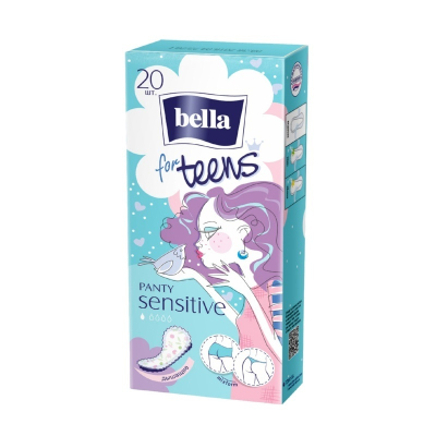 Прокладки ежедневные bella Panty FOR TEENS Sensitive 20шт