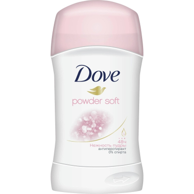 Дезодорант твердый Dove Нежность пудры 40мл 