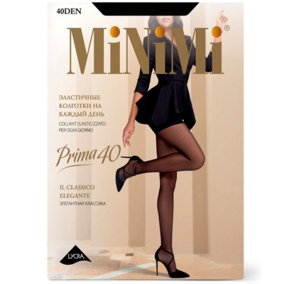 Колготки Minimi PRIMA 40 шортики Nero 5