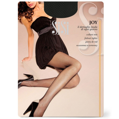 Колготки Sisi Joy Nero 1/2 сетка