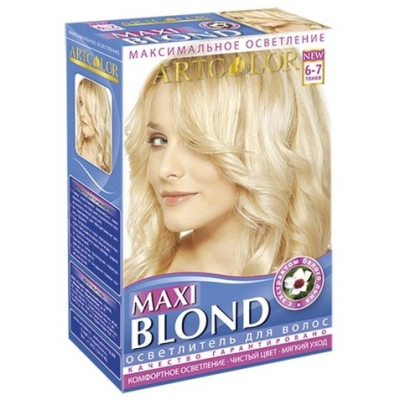 Краска АРТКОЛОР MAXI BLOND осветляющая 3в1 