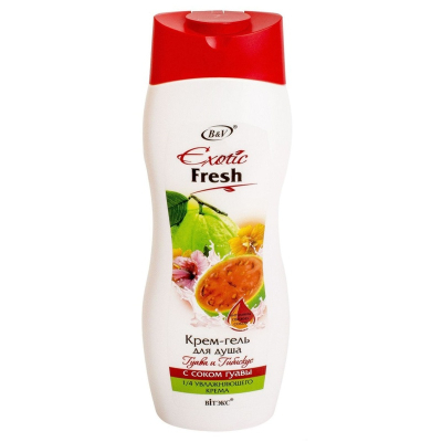 Гель для душа BIELITA Exotic Fresh Гуава и Гибискус  500мл