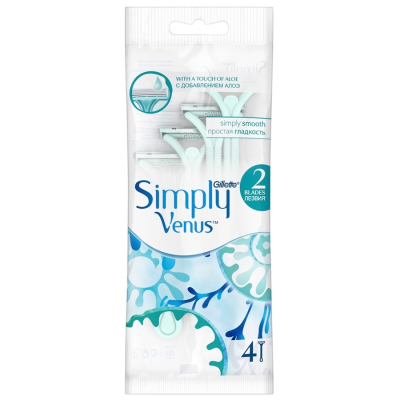 Станки одноразовые для бритья Gillette Satin Care Simply Venus-2 2шт