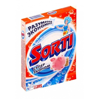 Стиральный порошок Sorti  ручной Супер эконом 350гр 