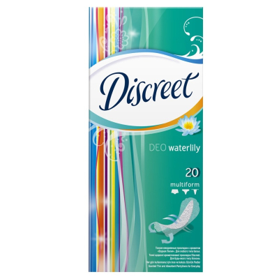 Прокладки Discreet Водная лилия Мультиформа Део 20шт 