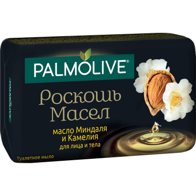 Мыло туалетное PALMOLIVE Роскошь масел Миндаль и камелия 90гр 