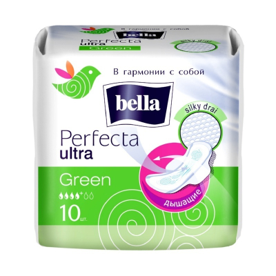 Прокладки bella Perfecta Ultra Green drai 10шт