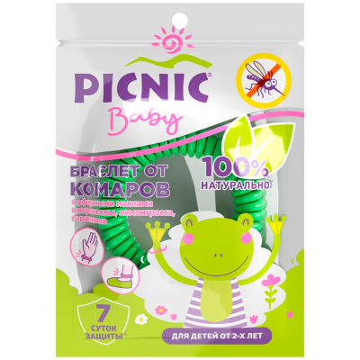 Браслет от комаров репелентный PICNIC Baby  