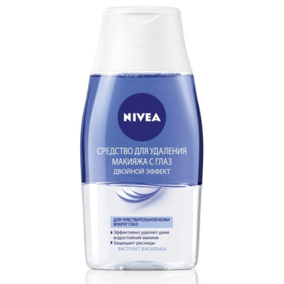 Лосьон для демакияжа кожи вокруг глаз Nivea  Двойной эффект 125мл