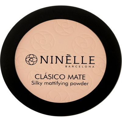 Пудра NINELLE легкая матовая CLASICO MATE №201 светлый бежевый