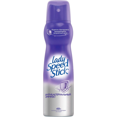 Дезодорант спрей lady Speed Stick  Антибактериальный эффект 150мл 