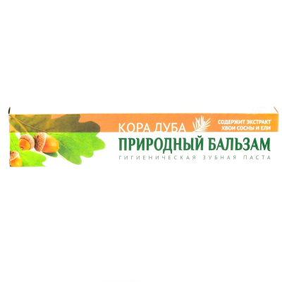Зубная паста Весна Природный бальзам Кора дуба 90г пенал