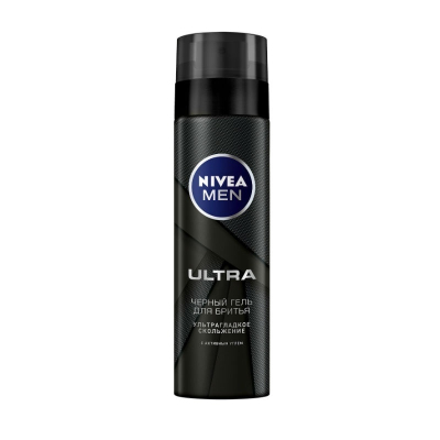Гель для бритья NIVEA ULTRA Черный  200мл 