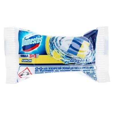 Сменный блок для унитаза Domestos  Лимон 40гр