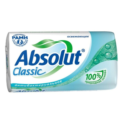 Мыло туалетное Absolut Classic ABS Освежающее 90гр