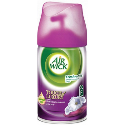 Освежитель воздуха AIR WICK сменный блок Нежность шелка+Лилия 250мл 