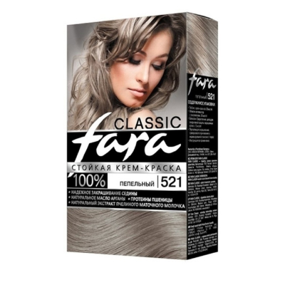 Краска fara  пепельный 521