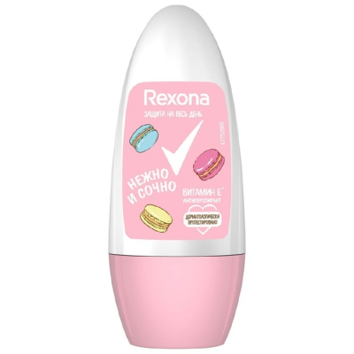 Дезодорант шариковый Rexona Нежно и сочно 50мл 
