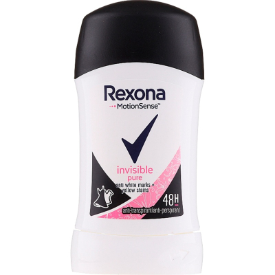 Дезодорант твердый Rexona женский INVISIBLE PURE 40мл