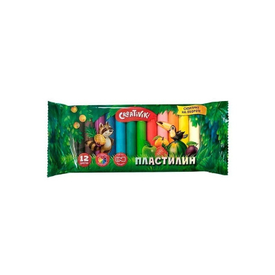 Пластилин Creativiki 12 цветов 120г