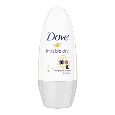 Дезодорант шариковый Dove Невидимый 50мл