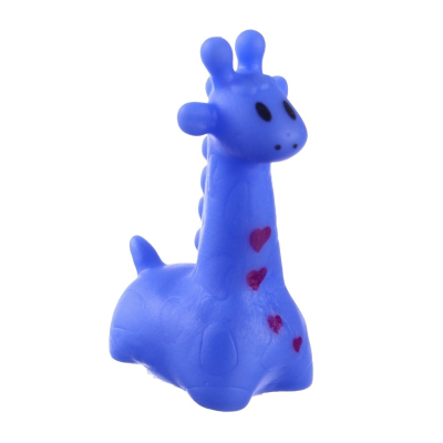 Игрушка для ванны Жирафик 9см с пищалкой Крошка Я 2593761