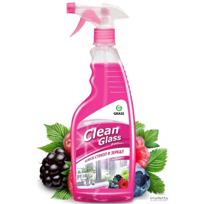 Чистящее средство для стекол Clean Glass GRASS Лесные ягоды 600мл   