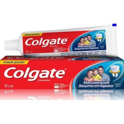 Зубная паста Colgate Защита от кариеса Двойная мята 100мл 