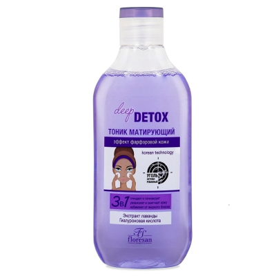 Тоник для лица floresan DEEP DETOX матирующий 300мл Ф-18а