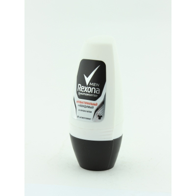 Дезодорант шариковый Rexona  мужской Антибактериальный + Невидимый на черном и белом 50мл 