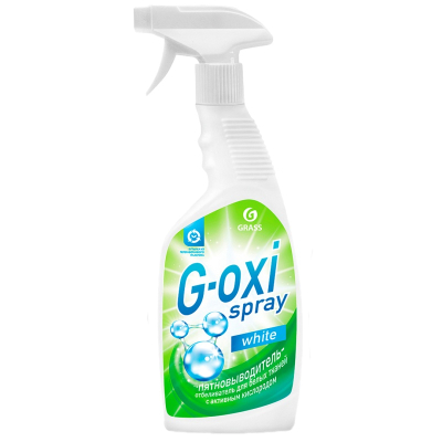 Пятновыводитель-отбеливатель для белого Grass G-Oxi spray с триггером 600мл