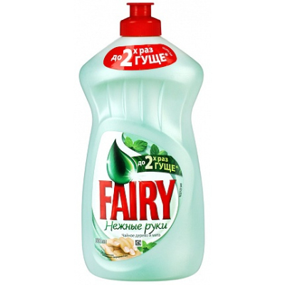 Средство для мытья посуды FAIRY Нежные руки Чайное дерево и мята 450мл 