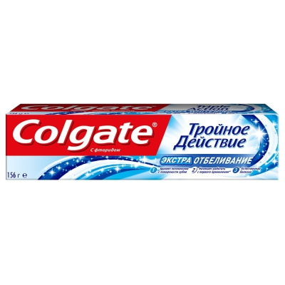 Зубная паста Colgate Тройное действие Экстра отбеливание 100мл