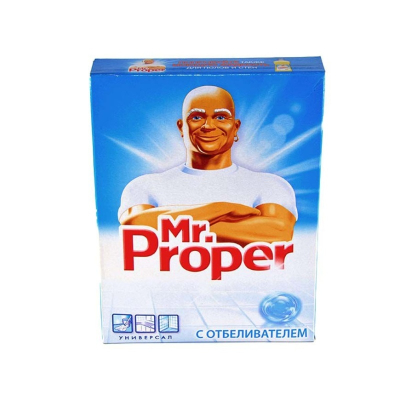Чистящее средство Mr. Proper порошок С отбеливателем 400гр
