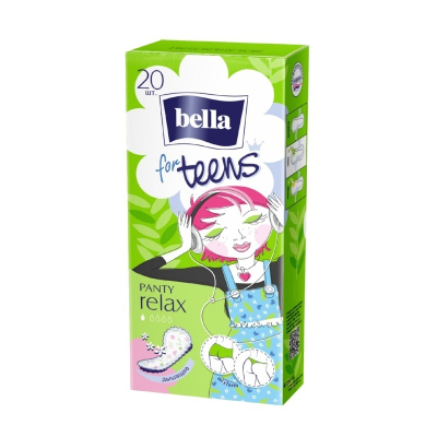 Прокладки ежедневные bella Panty FOR TEENS Relax Deo 20шт