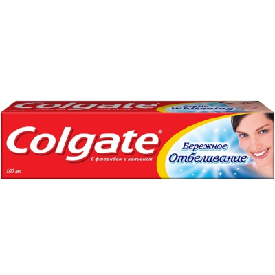 Зубная паста Colgate Бережное отбеливание 50мл
