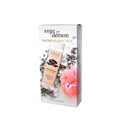Подарочный набор женский Ange ou Demon Vouge Collection (Гель для душа 250мл + мочалка)
