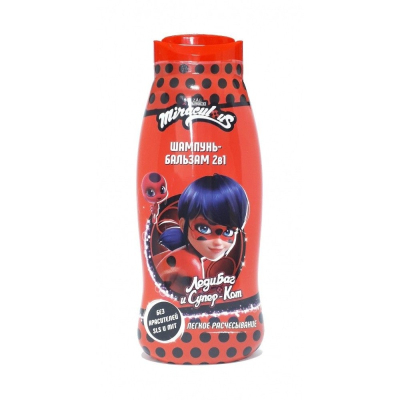 Шампунь детский Леди Баг (Miraculous) 2в1 400мл