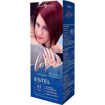 Краска ESTEL Крем Love бордо 6.5
