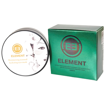 Патчи для век гидрогелевые Element Green с морскими микроэлементами для увлажнения кожи 60шт 85г