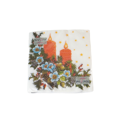 Салфетки New Line Fresco Новый Год Свечи 2-хслойные,33*33,20 листов