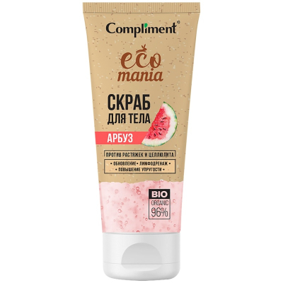 Скраб для тела Compliment Ecomania лифтинг Арбуз 200мл
