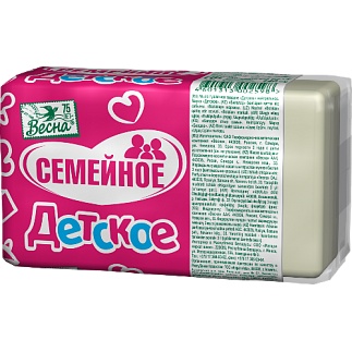 Мыло детское Весна СЕМЕЙНОЕ Нейтральное 140гр 