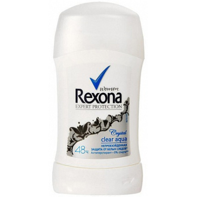 Дезодорант твердый Rexona женский Прозрачный кристалл 40 мл 