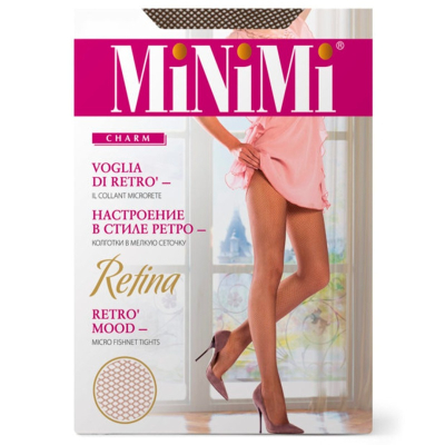 Колготки Minimi RETINA Cappuccino S/M