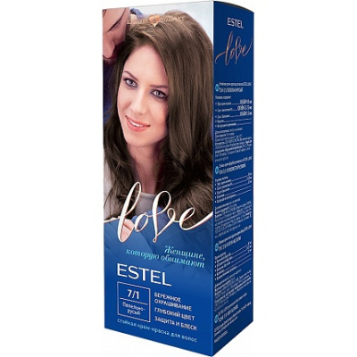 Краска ESTEL Крем Love пепельно-русый 7.1