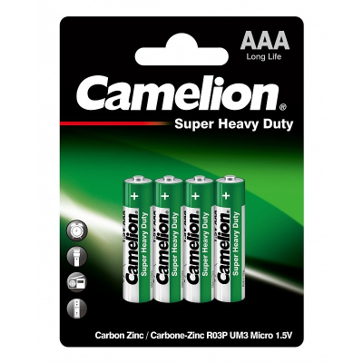 Батарейки Camelion R03 BL-4 блистер 4шт