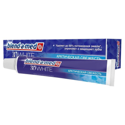 Зубная паста blend-a-med 3D White Арктическая свежесть 125мл