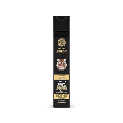 Шампунь-энергетик Natura Siberica MEN для волос и тела 2в1 ярость тигра 250мл