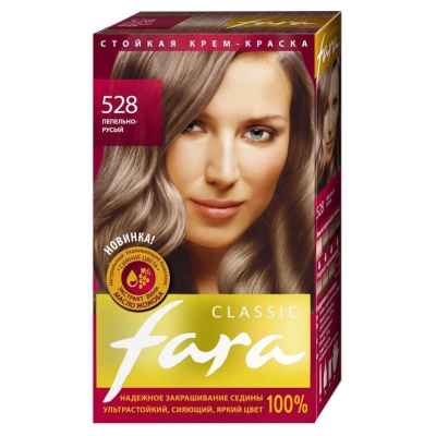 Краска fara пепельно-русый 528